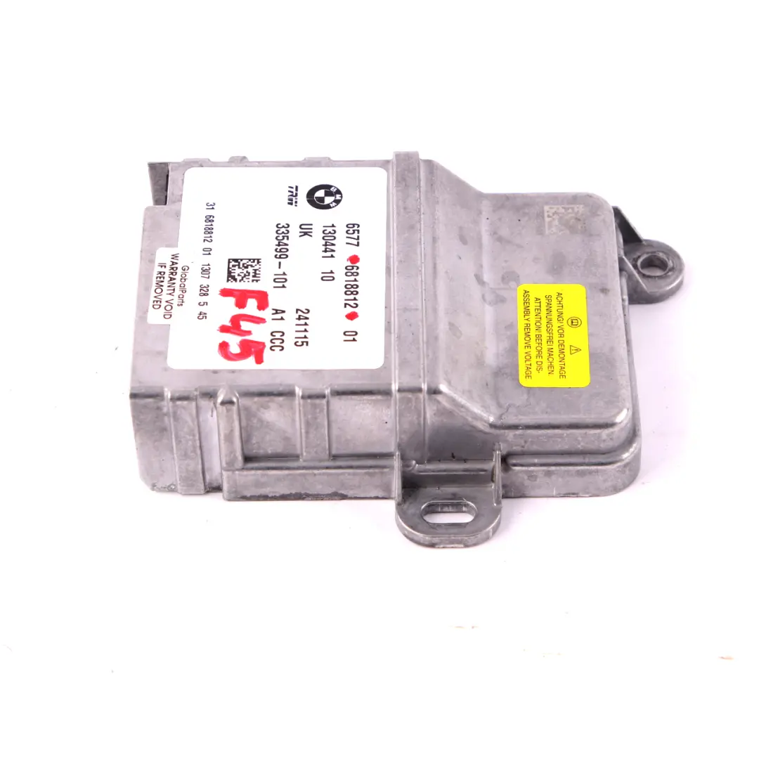 BMW F45 F46 Gran Tourer Module d'air ECU Unité du module de contrôle - SKU 6818812 - Numéro de pièce 6818812