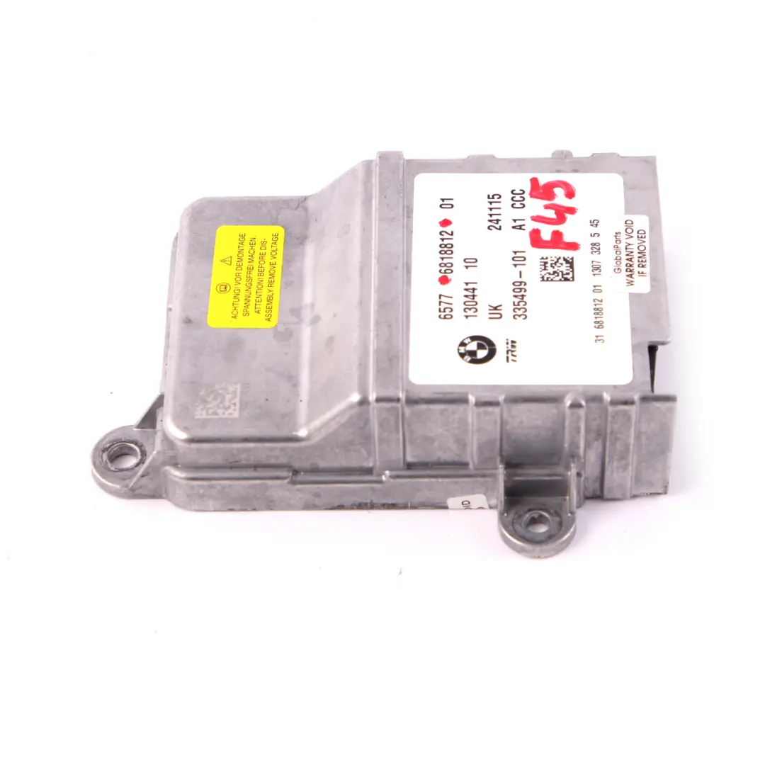 BMW F45 F46 Active Gran Tourer Moduł Sterujący ECU Airbag - SKU 6818812 - Numer Części 6818812