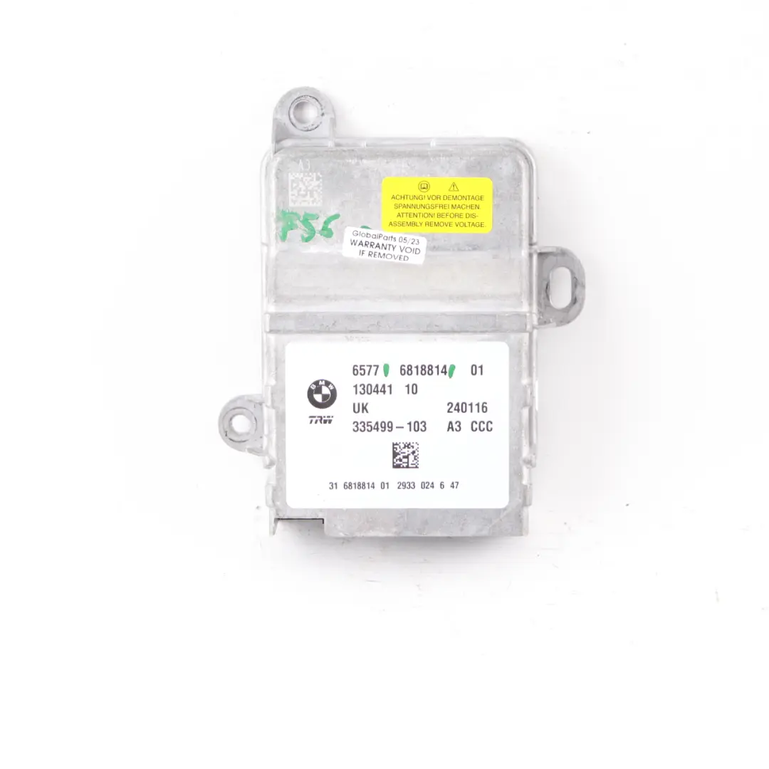 Módulo Airbag Mini F55 F56 F60 BMW X1 F48 F45 ECU Unidad de Control Air Bag para con número de pieza 9484303 Módulo Airbag Mini F55 F56 F60 BMW X1 F48 F45 ECU Unidad de Control Air Bag - SKU 6818814 - Número de pieza 9484303