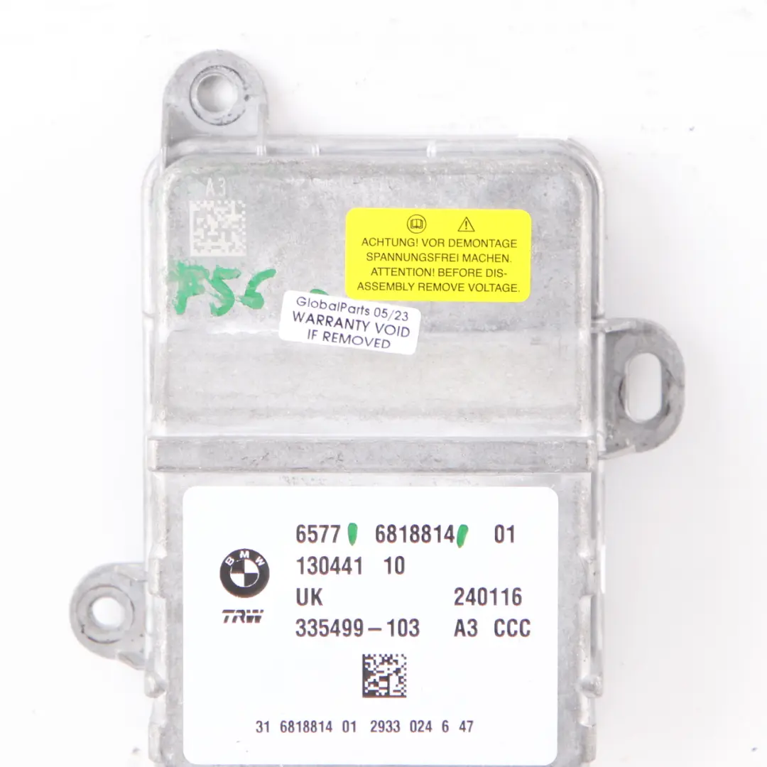 Módulo Airbag Mini F55 F56 F60 BMW X1 F48 F45 ECU Unidad de Control Air Bag para con número de pieza 9484303 Módulo Airbag Mini F55 F56 F60 BMW X1 F48 F45 ECU Unidad de Control Air Bag - SKU 6818814 - Número de pieza 9484303