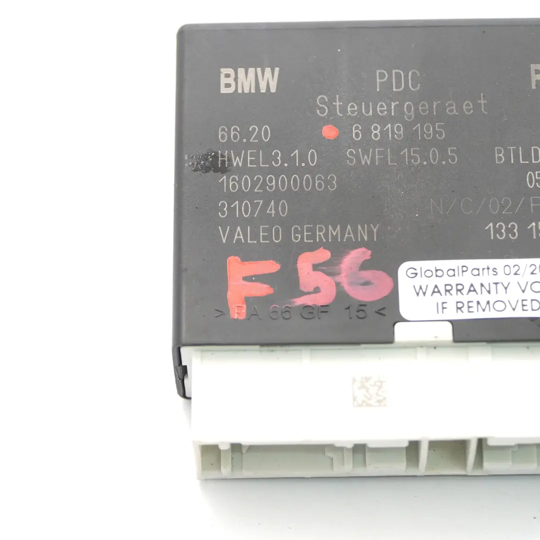PDC Module BMW F45 X3 F25 Mini F55 F56 Parking Distance Sensor Unit  - SKU 6819195 - Part number 6819195