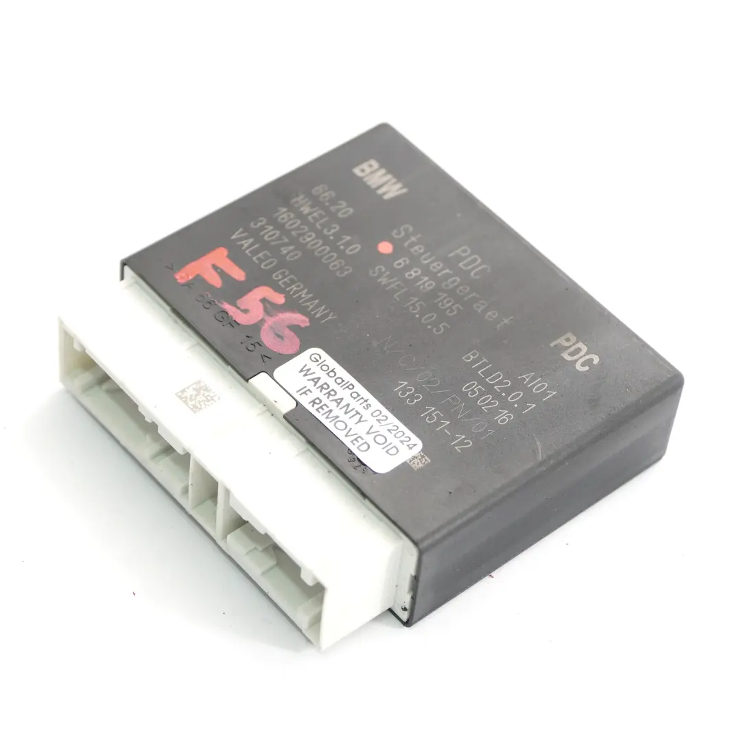 Module PDC BMW F45 X3 F25 Mini F55 F56 Capteur distance stationnement pour à propos du numéro de pièce 6819195 Module PDC BMW F45 X3 F25 Mini F55 F56 Capteur distance stationnement - SKU 6819195 - Numéro de pièce 6819195