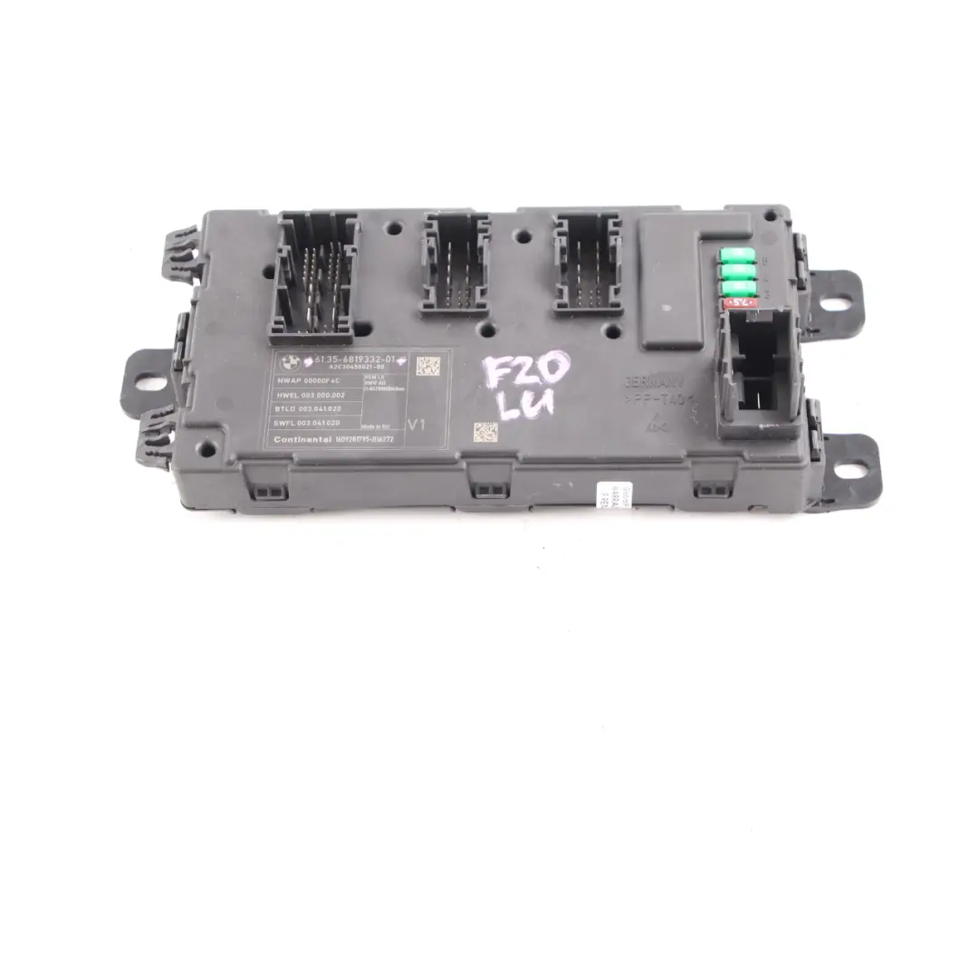  Control Unit Module BMW F20 F21 F30 F31 F32 Rear Body REM - SKU 6819332 - Part number 6819332