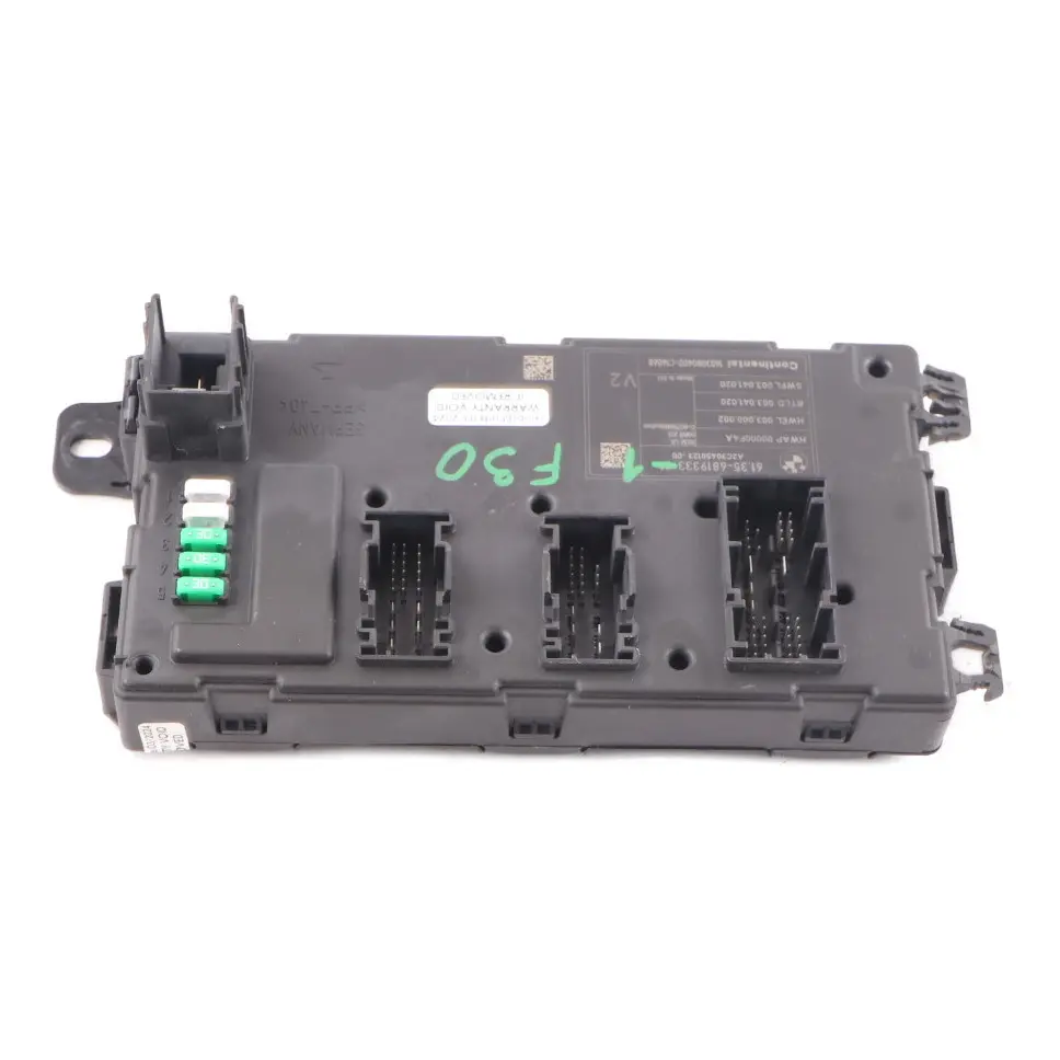 Body Control Unit Module V2 to BMW F20 F30 F31 F32 F36 Rear with Part number 6819333 BMW F20 F30 F31 F32 F36 Rear Body Control Unit Module V2 - SKU 6819333-1 - Part number 6819333