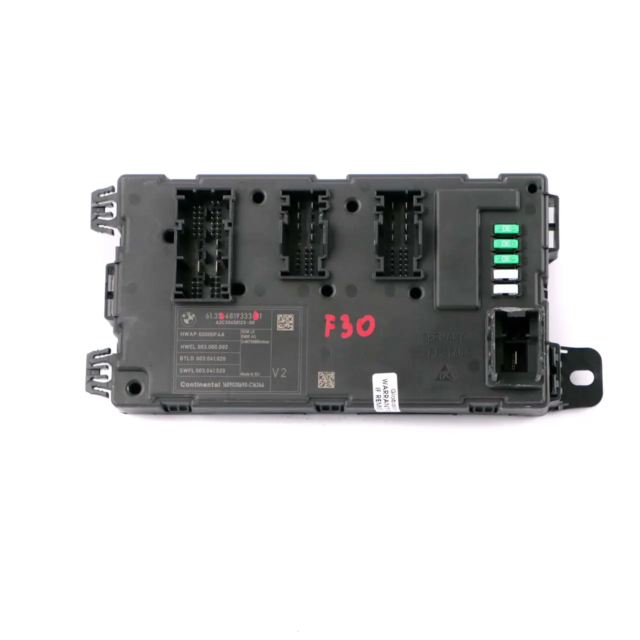 BMW F30 Unidad de Control de la Carrocería Trasera Módulo V2 6819333