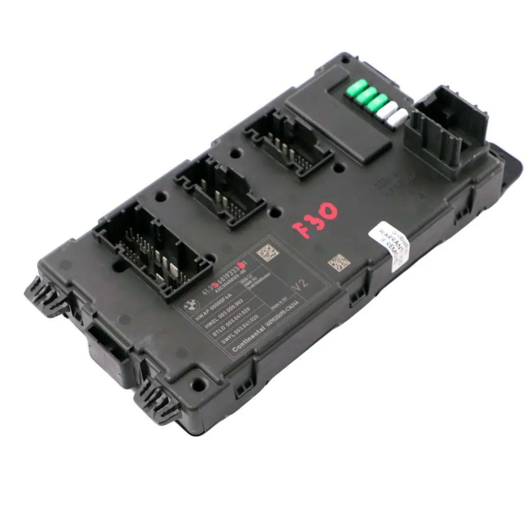 Module de contrôle de la carrosserie arrière V2 pour BMW F30 à propos du numéro de pièce 6819333 BMW F30 Module de contrôle de la carrosserie arrière V2 - SKU 6819333 - Numéro de pièce 6819333