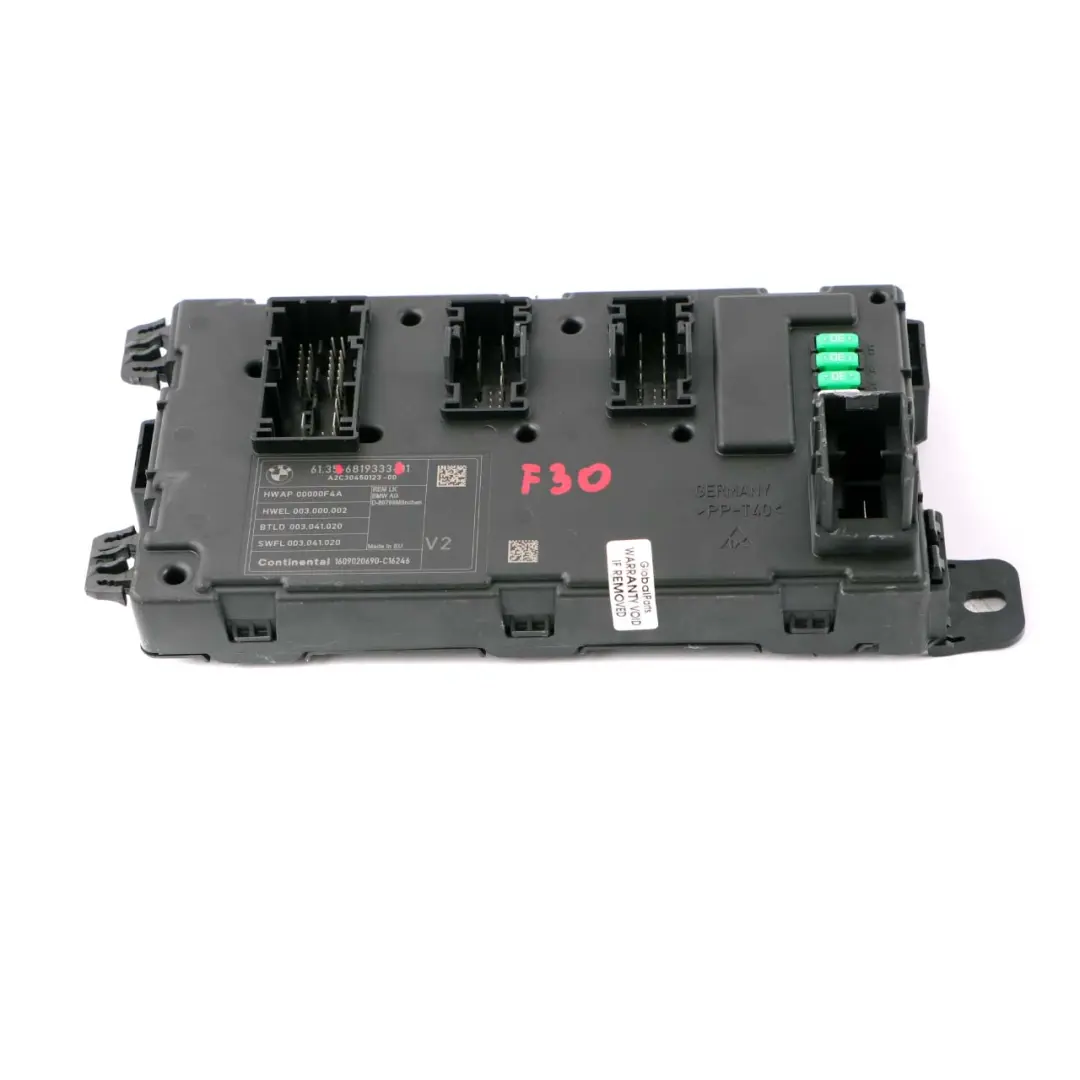 BMW F30 Hinteres Karosseriesteuergerät Modul V2 - SKU 6819333 - Teilenummer 6819333