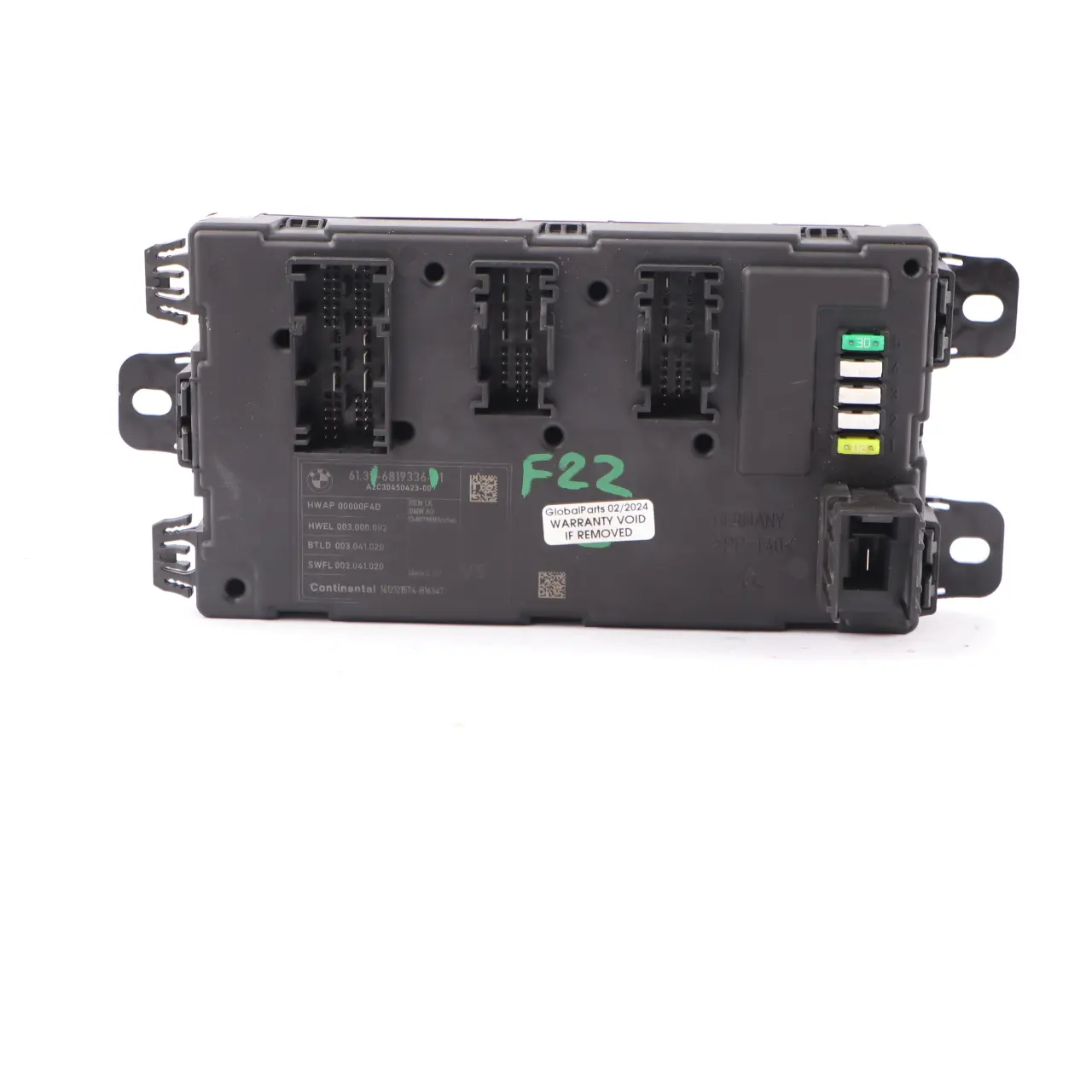BMW F20 F21 F22 F30 F31 F32 F33 Fuse Box Body Control Unit Module REM V5 6819336