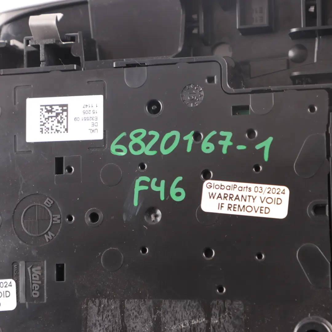  Dachleuchte BMW F45 F46 X1 F48 Innenraum Leselampe Schalter Bedienfeld - SKU 6820167-1 - Teilenummer 6820167