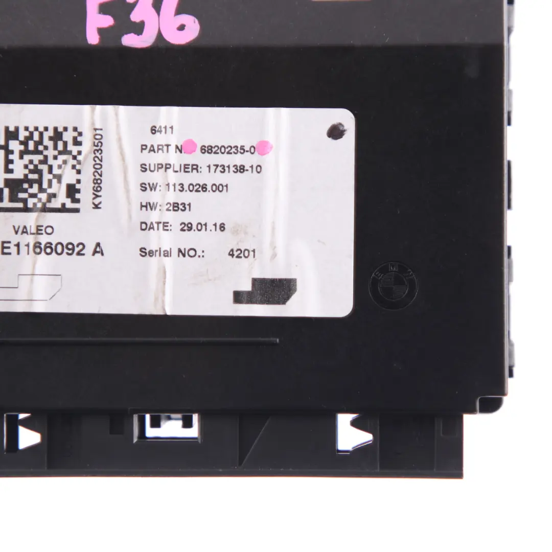 Contrôle Unité Climatisation Module pour BMW F20 F30 Mini F55 F56 à propos du numéro de pièce 6820235 BMW F20 F30 Mini F55 F56 Contrôle Unité Climatisation Module - SKU 6820235 - Numéro de pièce 6820235