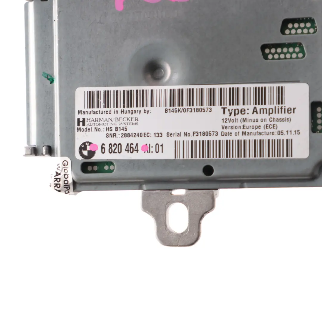 Mini Cooper F55 F56 Control Unit Module Active Sound Design Amplifier - SKU 6820464 - Part number 6820464