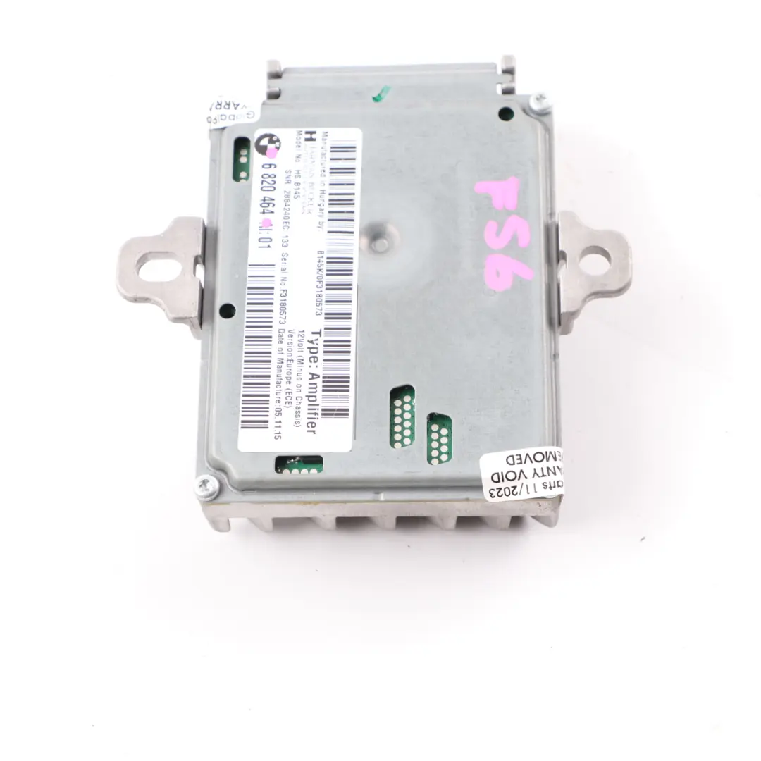 Mini F55 F56 Modulo Unità di Controllo Amplificatore attivo Sound Design 6827161 - SKU 6820464 - Numero di parte 6820464