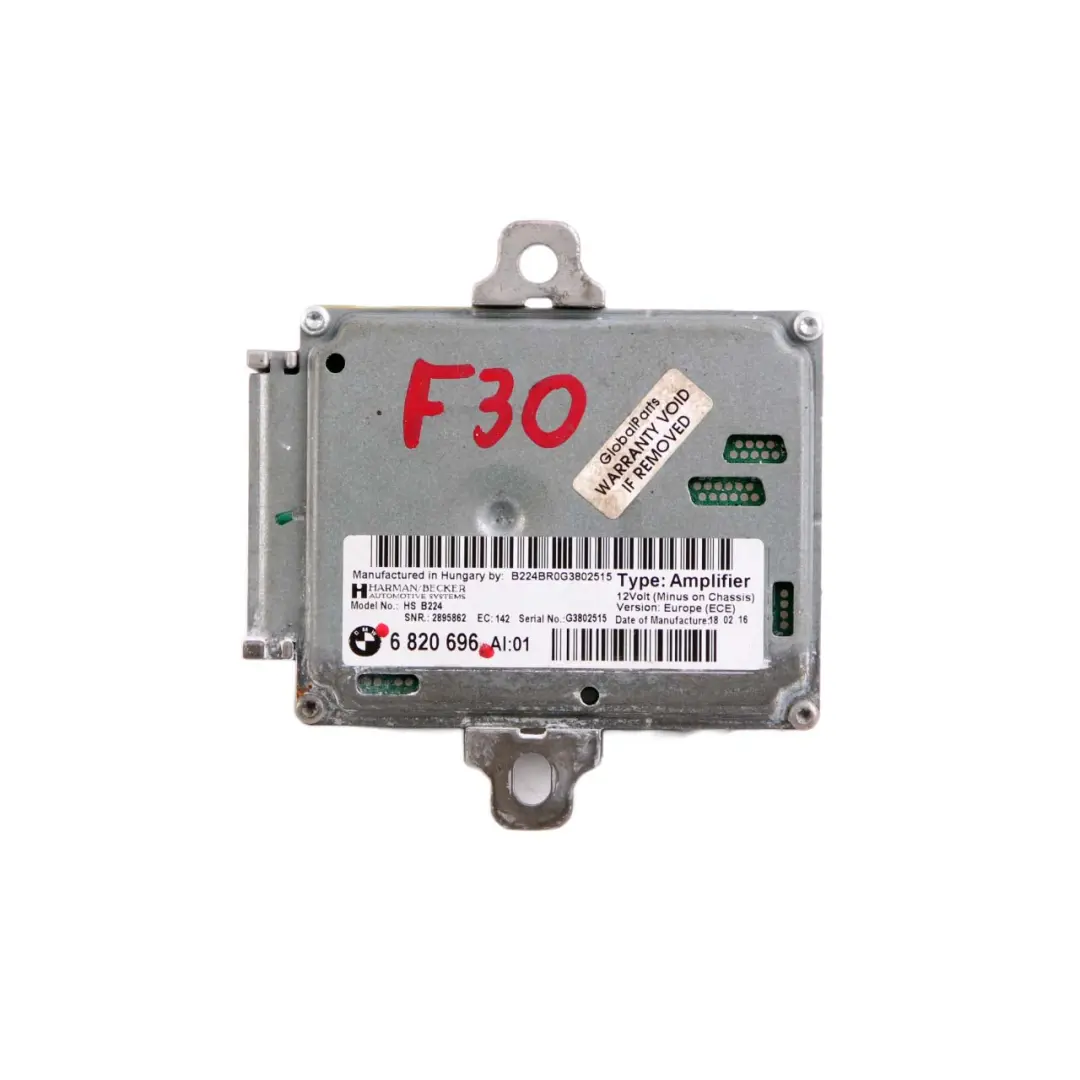 Control Unit Module Active Sound Design to BMW F30 F31 F32 with Part number 6820696 BMW F30 F31 F32 Control Unit Module Active Sound Design - SKU 6820696 - Part number 6820696