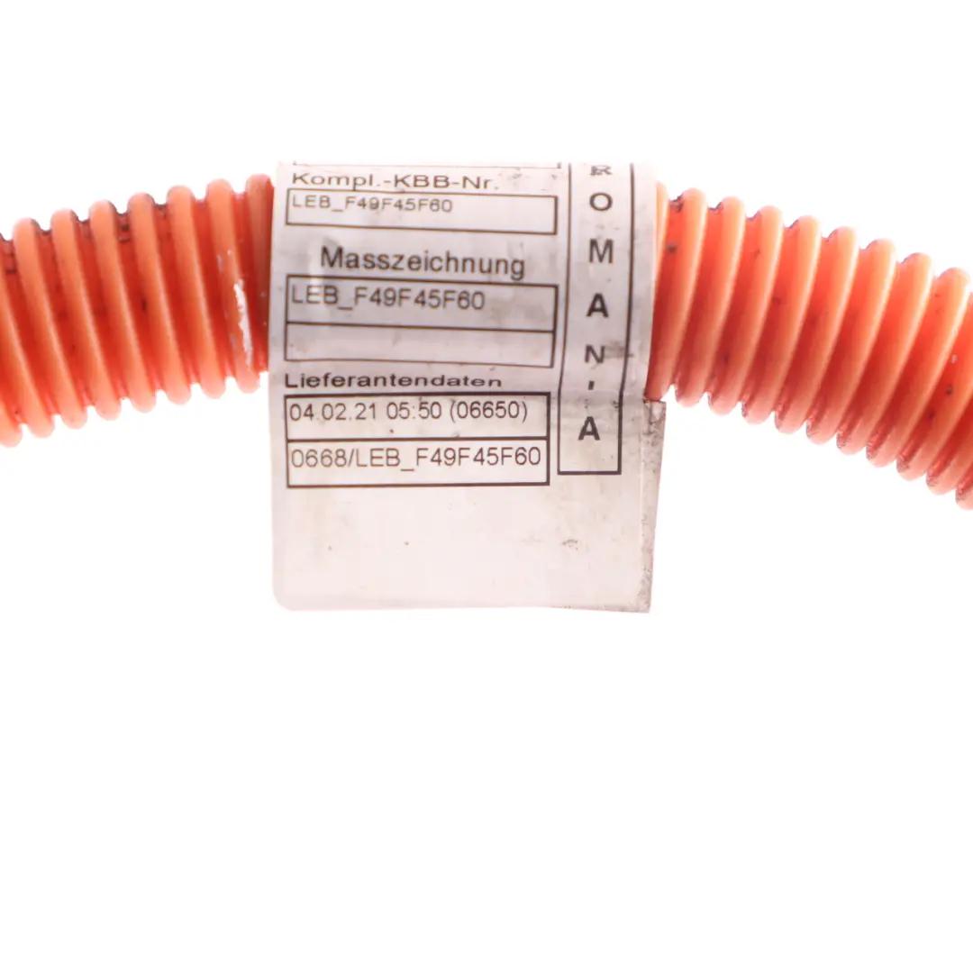 Cable Alta Tensión Arnés Cableado para BMW F45 Mini F60 con número de pieza 6821408 BMW F45 Mini F60 Cable Alta Tensión Arnés Cableado - SKU 6821408 - Número de pieza 6821408