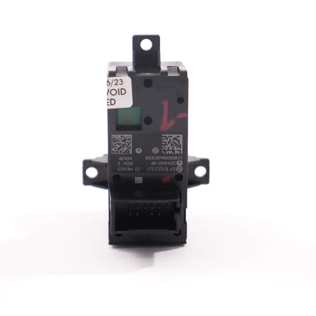BMW i3 I01 Freno Estacionamiento Freno de mano Interruptor Botón Unidad - SKU 6822521-1 - Número de pieza 6822521