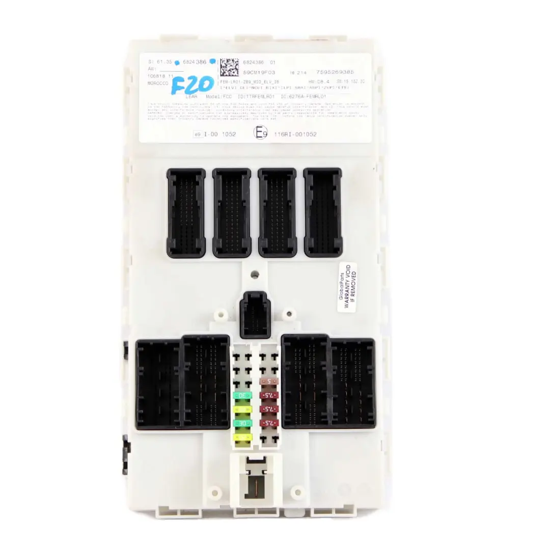 Fuse Box Unit BMW F20 F22 F30 F32 Module ECU Control FEM to with Part number 6824386 Fuse Box Unit BMW F20 F22 F30 F32 Module ECU Control FEM - SKU 6824386 - Part number 6824386