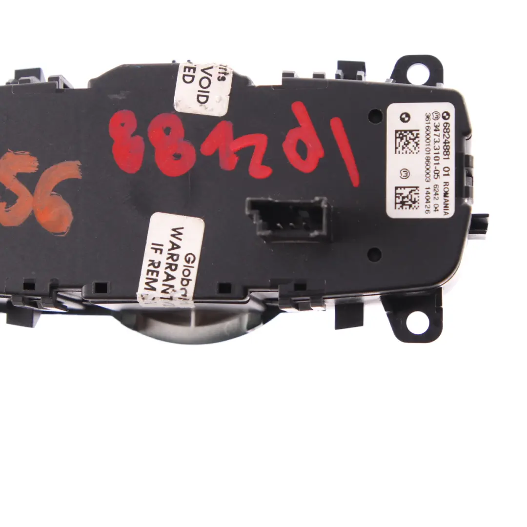  Interruttore luce Mini Cooper One F55 F56 Fari Unità controllo pannello - SKU 6824881 - Numero di parte 6824881