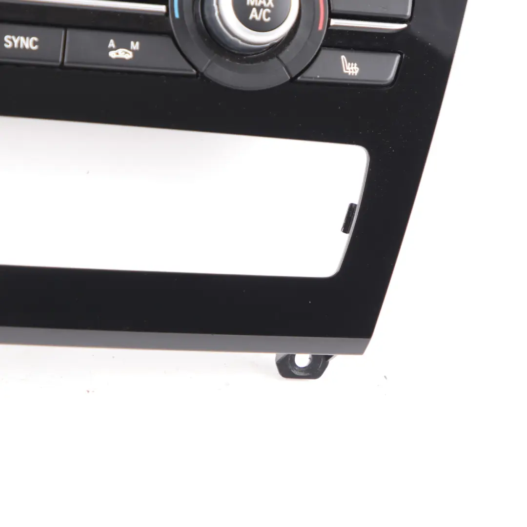 BMW X3 F25 Panneau d'interrupteur climatisation Climatisation Haute brillance - SKU 6825513 - Numéro de pièce 6825513