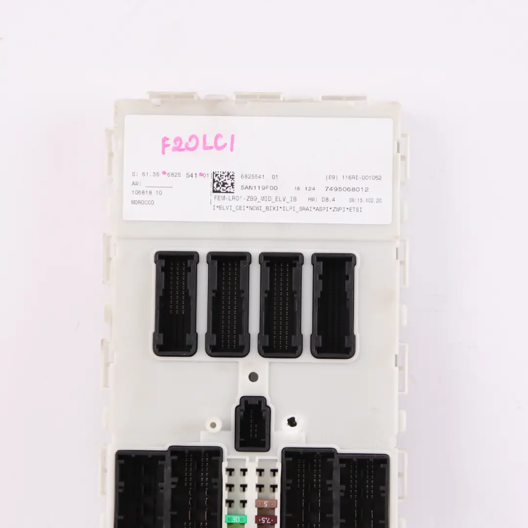 Module Électronique Avant Unité De Commande FEM pour BMW F20 F21 F22 F30 F32 à propos du numéro de pièce 6825541 BMW F20 F21 F22 F30 F32 Module Électronique Avant Unité De Commande FEM - SKU 6825541 - Numéro de pièce 6825541