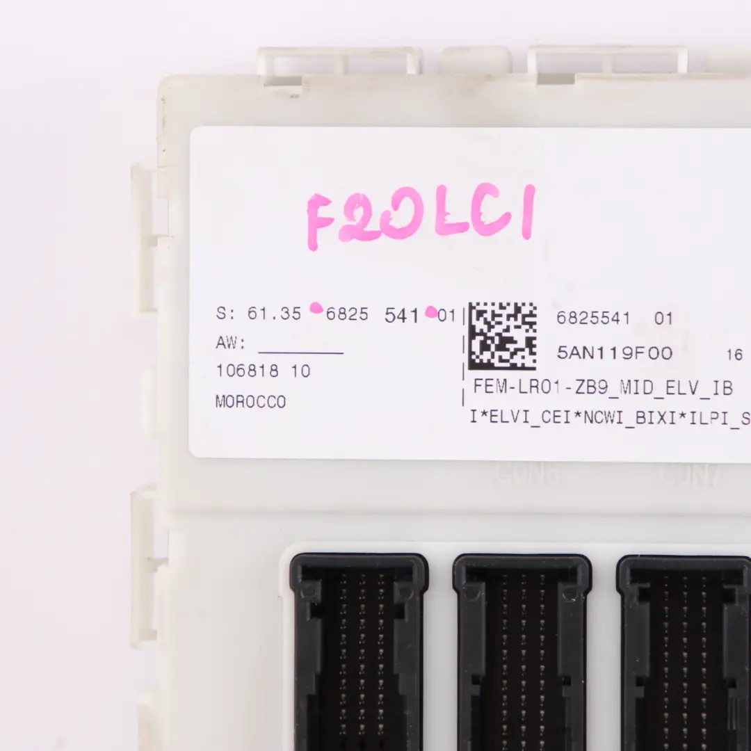 BMW F20 F21 F22 F30 F32 Front Electronic Module Control Unit FEM - SKU 6825541 - Part number 6825541