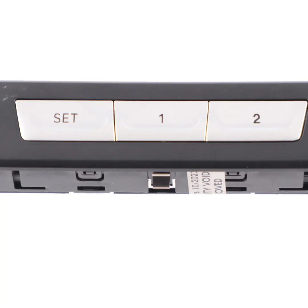 Memory Switch Control Button Rear Left N/S Panel Unit to BMW G11 Seat with Part number 6826731 BMW G11 Seat Memory Switch Control Button Rear Left N/S Panel Unit - SKU 6826731 - Part number 6826731