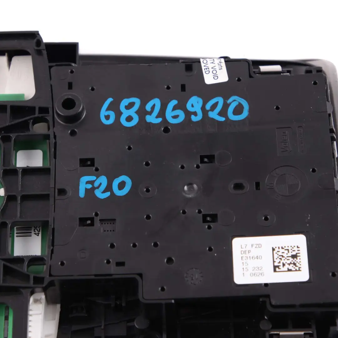 BMW 1 3 Series F20 F21 F30 F31 Roof Interior Centre Function Switch Grey - SKU 6826920 - Part number 6826920