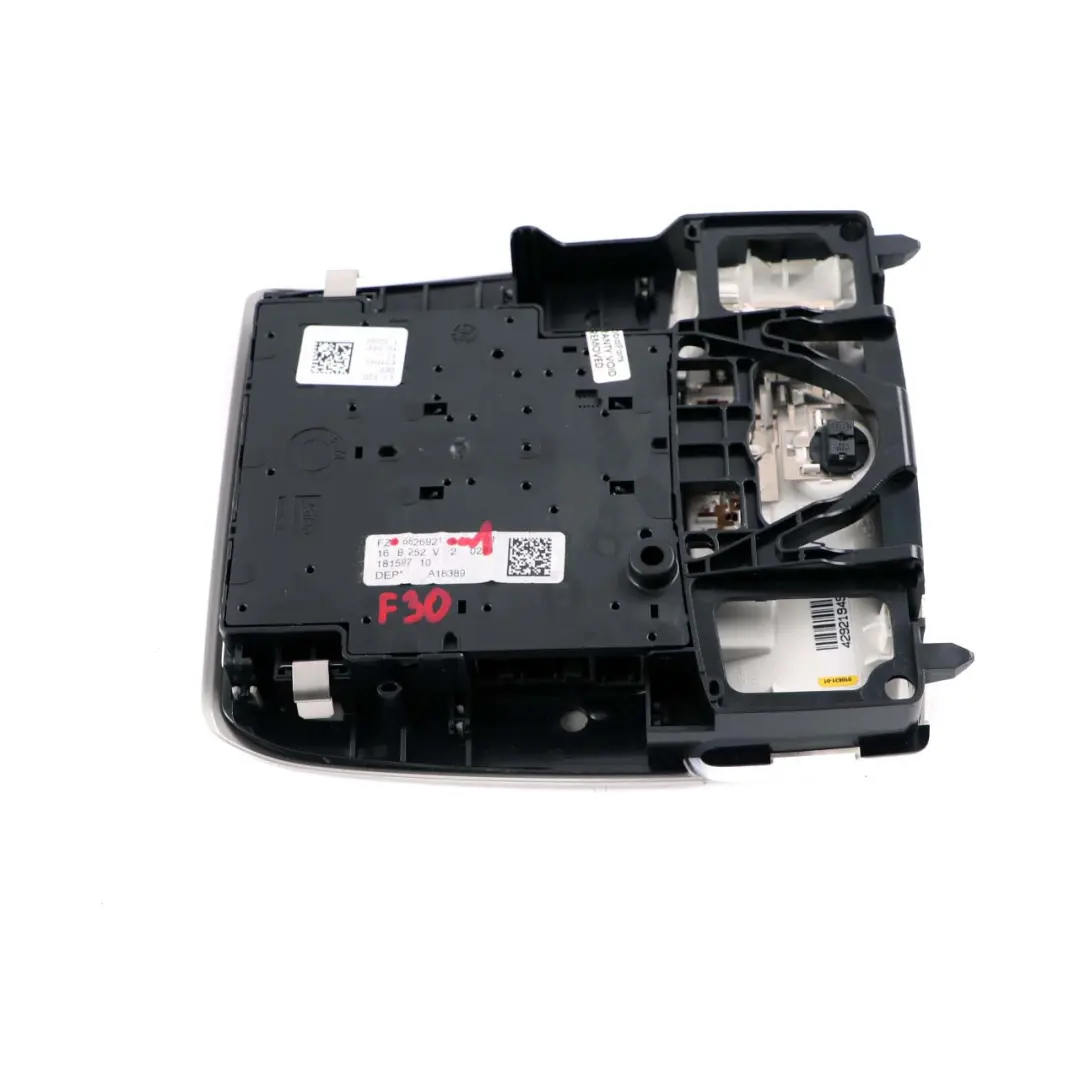 BMW F20 F21 F30 F31 Switch Unit Roof Light Control Headliner Module Grey - SKU 6826921-1 - Part number 6826921