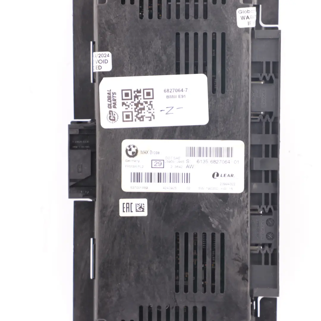 BMW E91 Max Brose Footwell Light Module Control Unit ECU FRM3R PL2 - SKU 6827064-7 - Part number 6827064