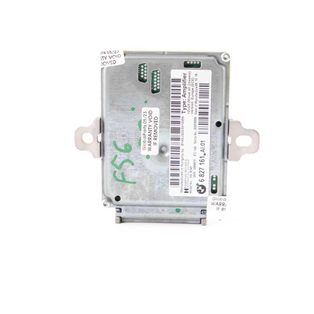 Módulo Unidad Control Amplificador de Diseño Sonido Activo para Mini F55 F56 con número de pieza 6827161 Mini F55 F56 Módulo Unidad Control Amplificador de Diseño Sonido Activo - SKU 6827161 - Número de pieza 6827161