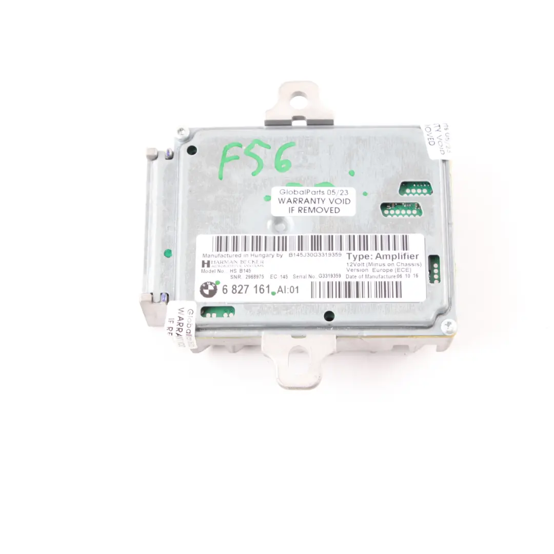 Control Unit Module Active Sound Design Amplifier Mini Cooper F55 F56 - SKU 6827161 - Part number 6827161