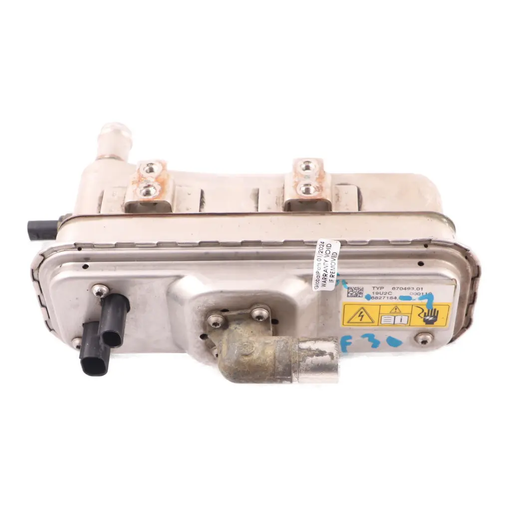 Auxiliary Electrical Coolant Water Heater to BMW F30 LCI 330e Hybrid with Part number 6827184 BMW F30 LCI 330e Hybrid Auxiliary Electrical Coolant Water Heater - SKU 6827184-1 - Part number 6827184