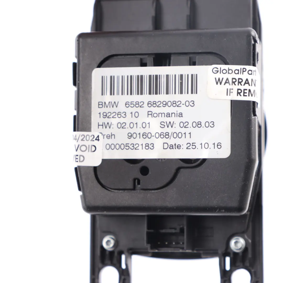  iDrive Controller BMW F20 F30 F32 F36 Touch Switch Control Unit Nav - SKU 6829082 - Numéro de pièce 6829082