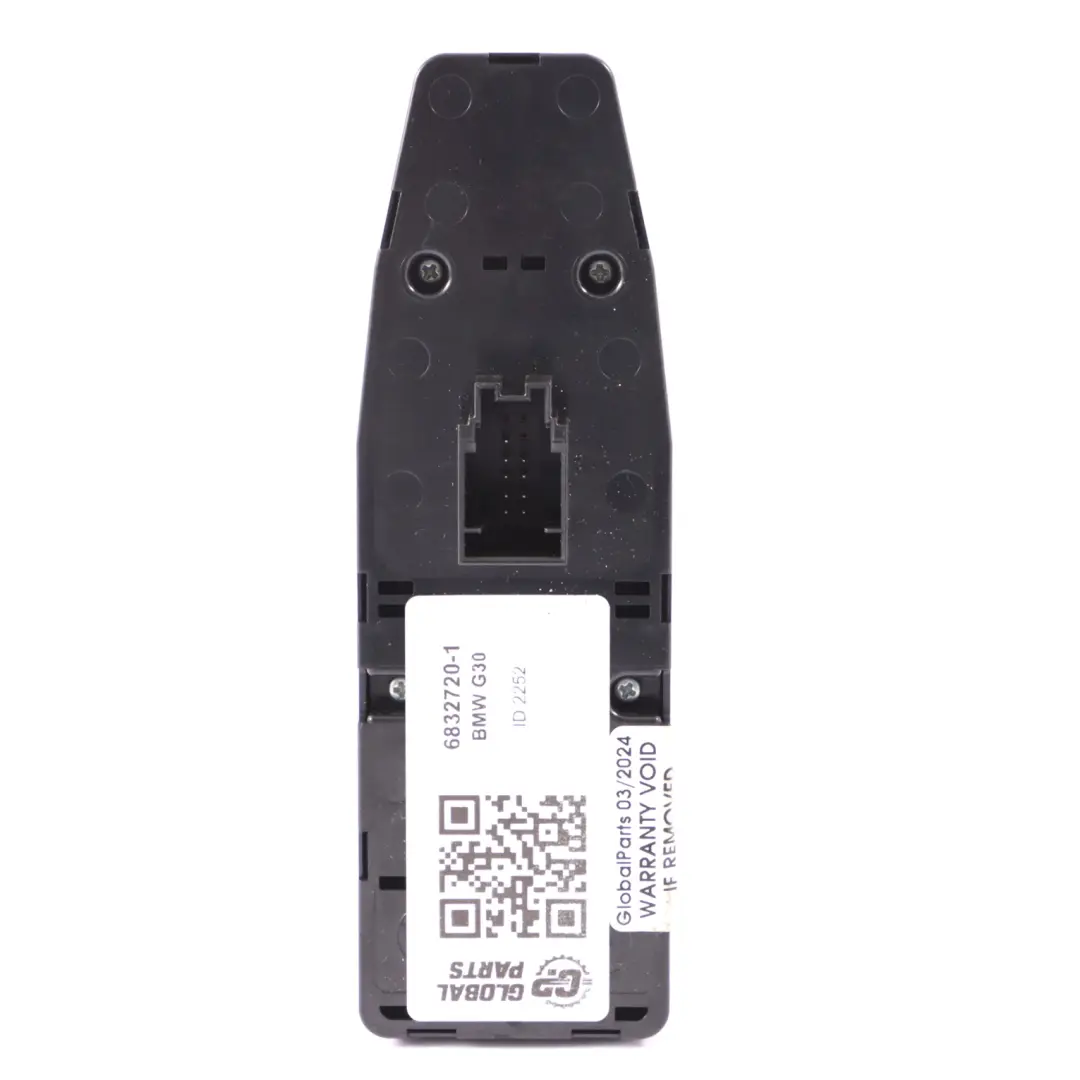 BMW G30 Window Lifter Switch Driver's Side Door Control Panel Unit - SKU 6832720-1 - Part number 6832720