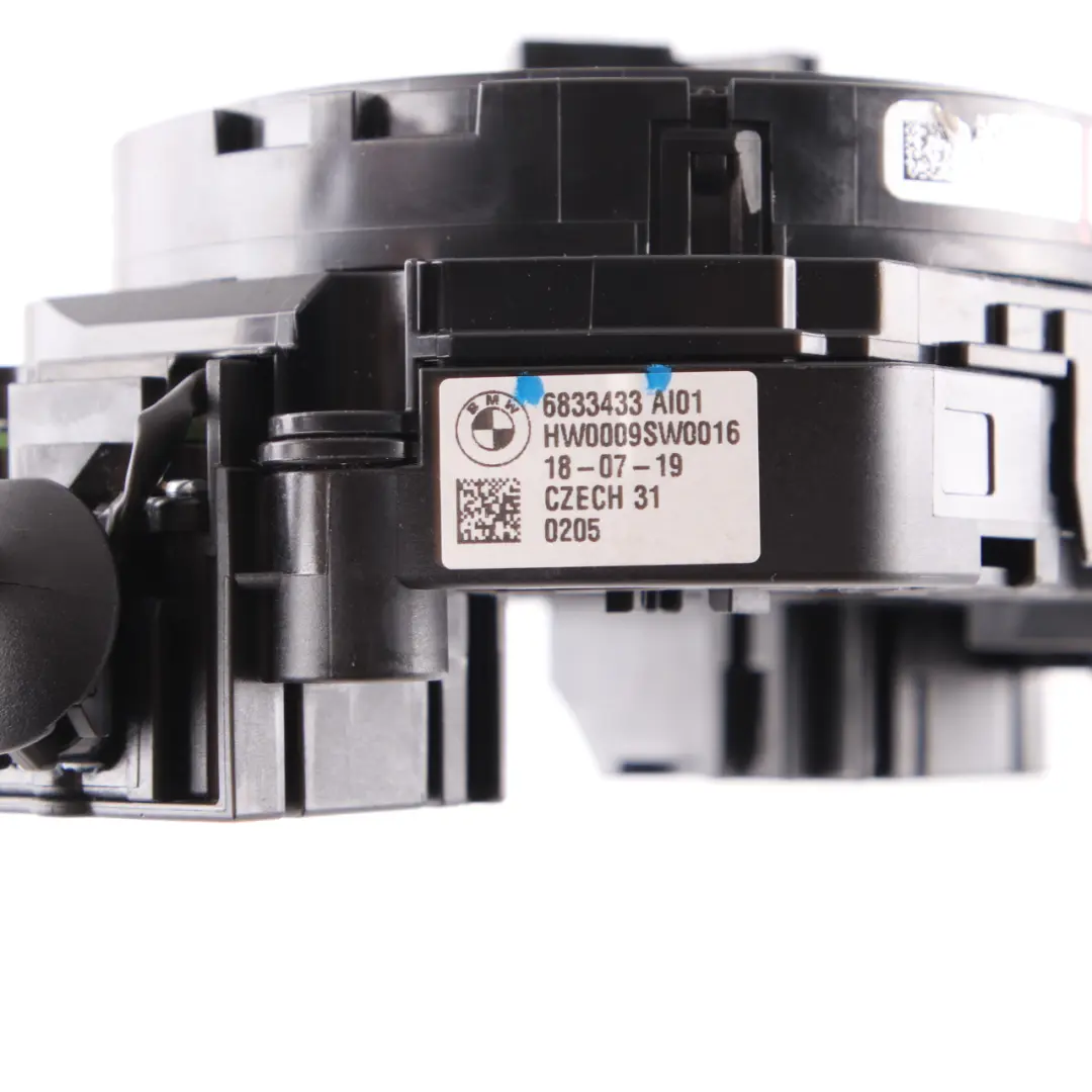 Steering Column Switch Cluster Wiper Stalk Slip Squib to BMW i3 I01 with Part number 6833433 BMW i3 I01 Steering Column Switch Cluster Wiper Stalk Slip Squib - SKU 6833433 - Part number 6833433