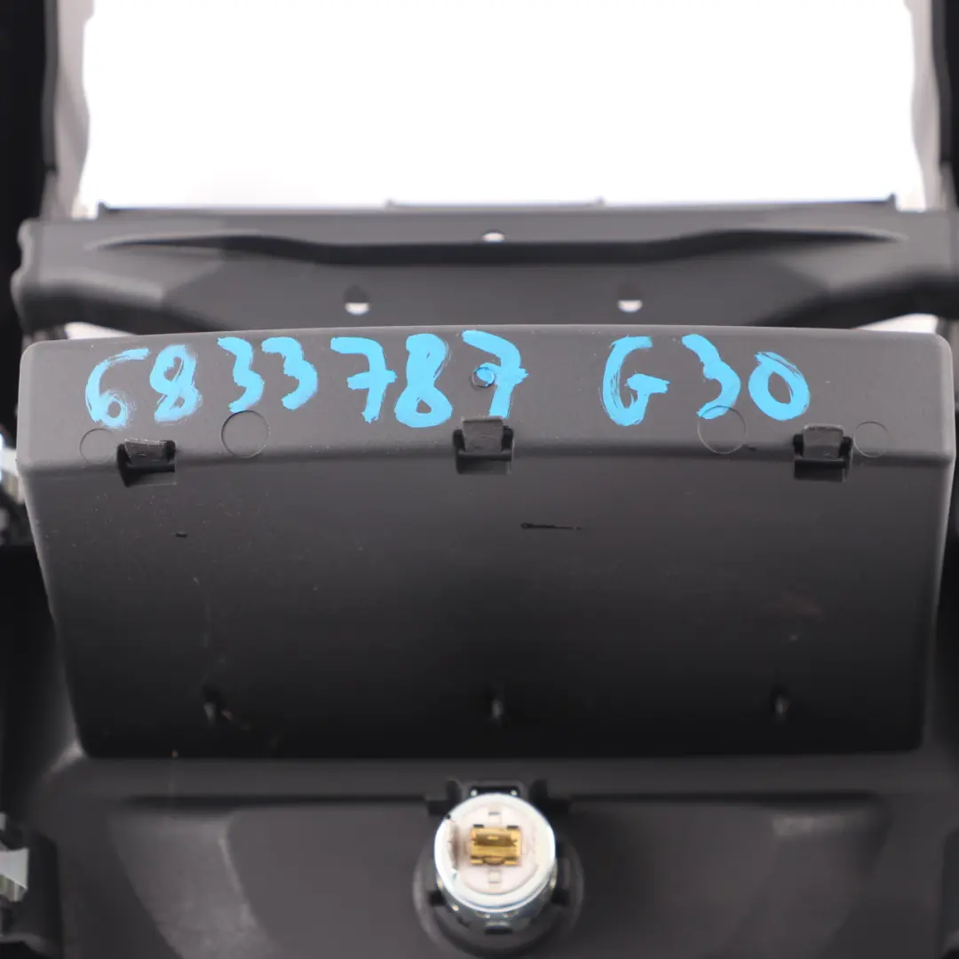 Centre Console Rear Cover Armrest Back Cover Storage 12V Socket Black to BMW G30 with Part number 6833787 BMW G30 Centre Console Rear Cover Armrest Back Cover Storage 12V Socket Black - SKU 6833787 - Part number 6833787