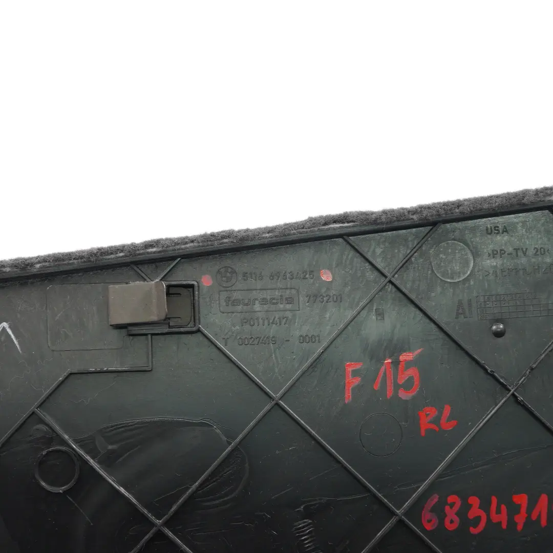 Cache console centrale BMW X5 F15 X6 F16 Panneau arrière gauche noir 6963425 pour à propos du numéro de pièce 6834715 Cache console centrale BMW X5 F15 X6 F16 Panneau arrière gauche noir 6963425 - SKU 6834715 - Numéro de pièce 6834715