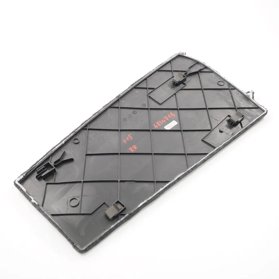 Centre Console Cover BMW X5 F15 X6 F16 Rear Right O/S Trim Panel Black 6963426  - SKU 6834716 - Part number 6834716