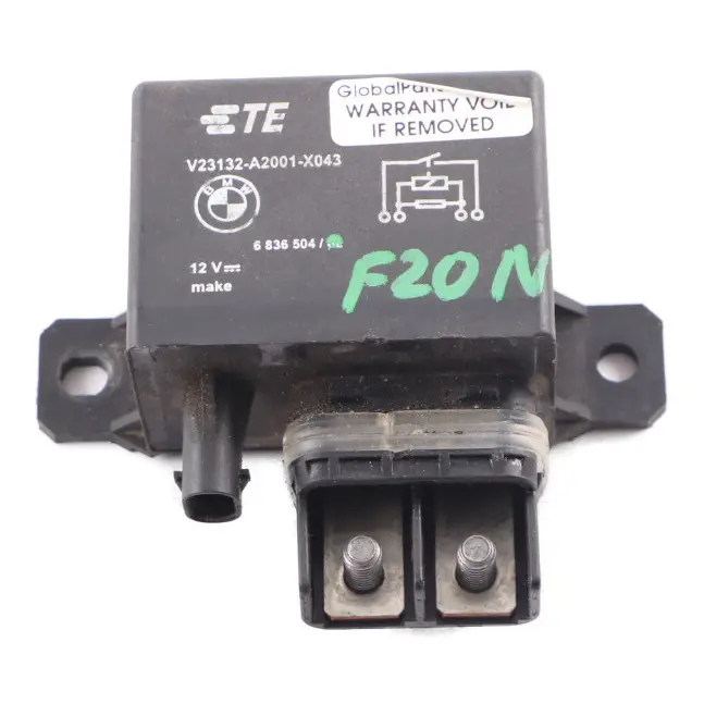 Coolant Fan Motor Relay 130A to BMW F20 F21 LCI F30 F31 F32 F13 Electric with Part number 6836504 BMW F20 F21 LCI F30 F31 F32 F13 Electric Coolant Fan Motor Relay 130A - SKU 6836504 - Part number 6836504