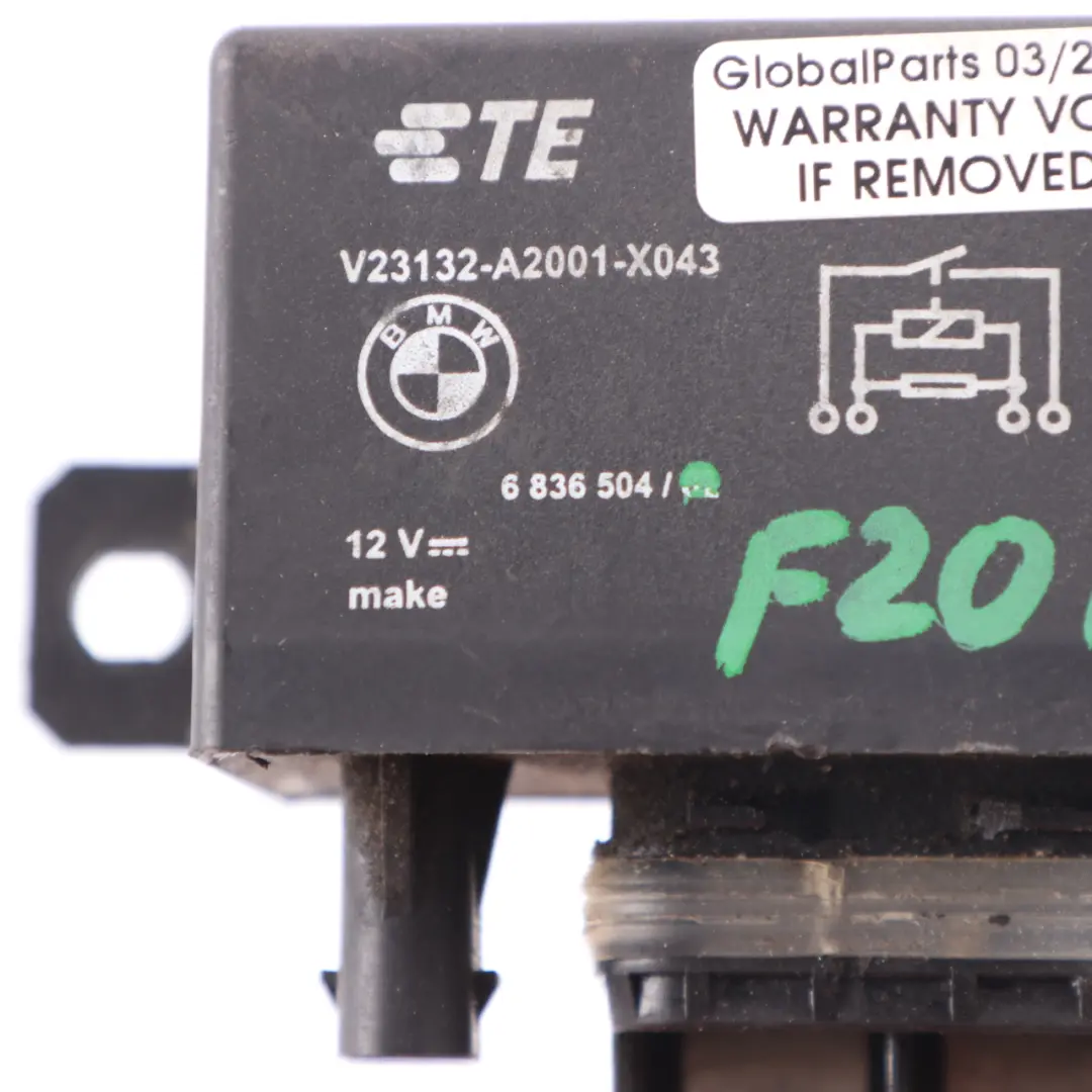 BMW F20 F21 LCI F30 F31 F32 F13 Relè motore elettrico ventola refrigerante 130A - SKU 6836504 - Numero di parte 6836504