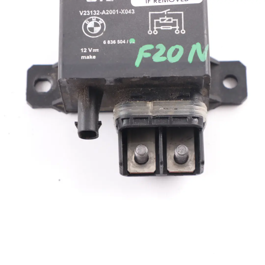 Coolant Fan Motor Relay 130A to BMW F20 F21 LCI F30 F31 F32 F13 Electric with Part number 6836504 BMW F20 F21 LCI F30 F31 F32 F13 Electric Coolant Fan Motor Relay 130A - SKU 6836504 - Part number 6836504