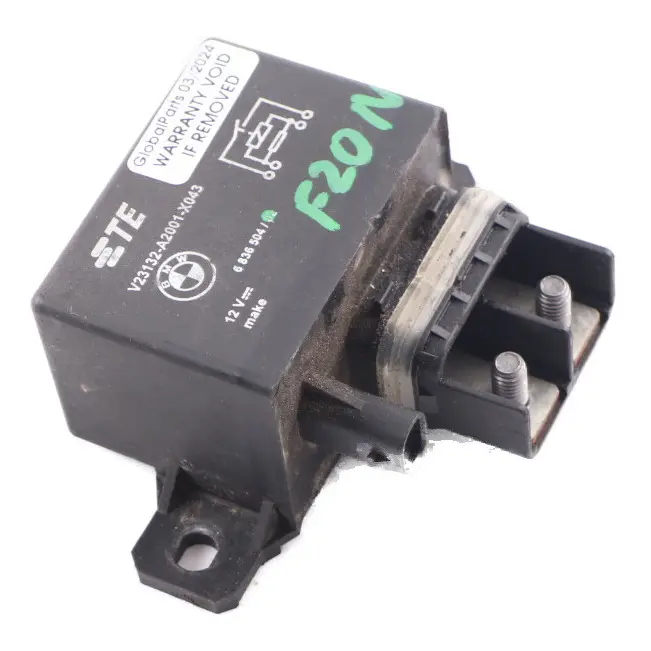 Relé motor ventilador eléctrico 130A para BMW F20 F21 LCI F30 F31 F32 F13 con número de pieza 6836504 BMW F20 F21 LCI F30 F31 F32 F13 Relé motor ventilador eléctrico 130A - SKU 6836504 - Número de pieza 6836504