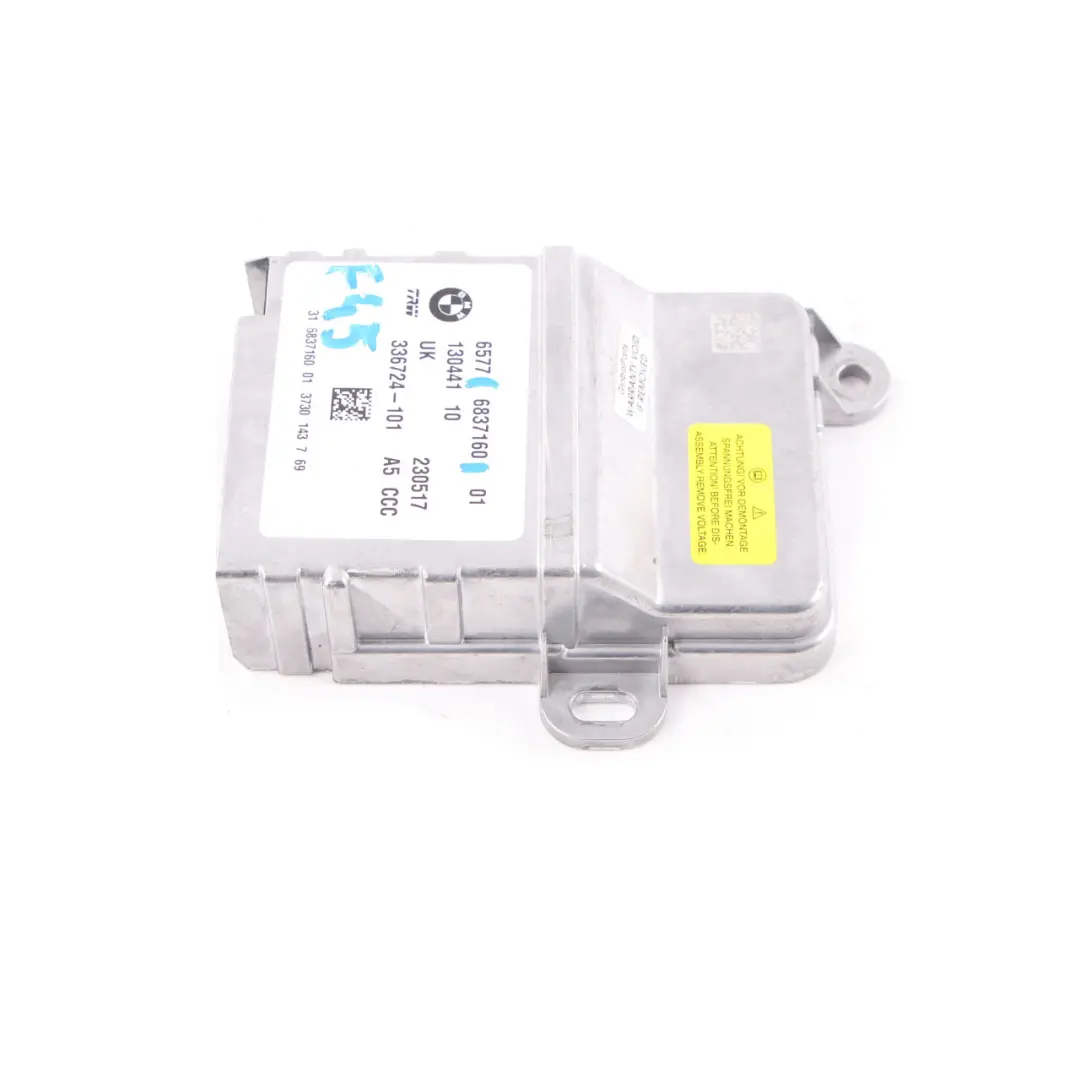 BMW F45 F46 F48 Moduł Airbag Poduszek Powietrznych ECU TRW - SKU 6837160 - Numer Części 6837160