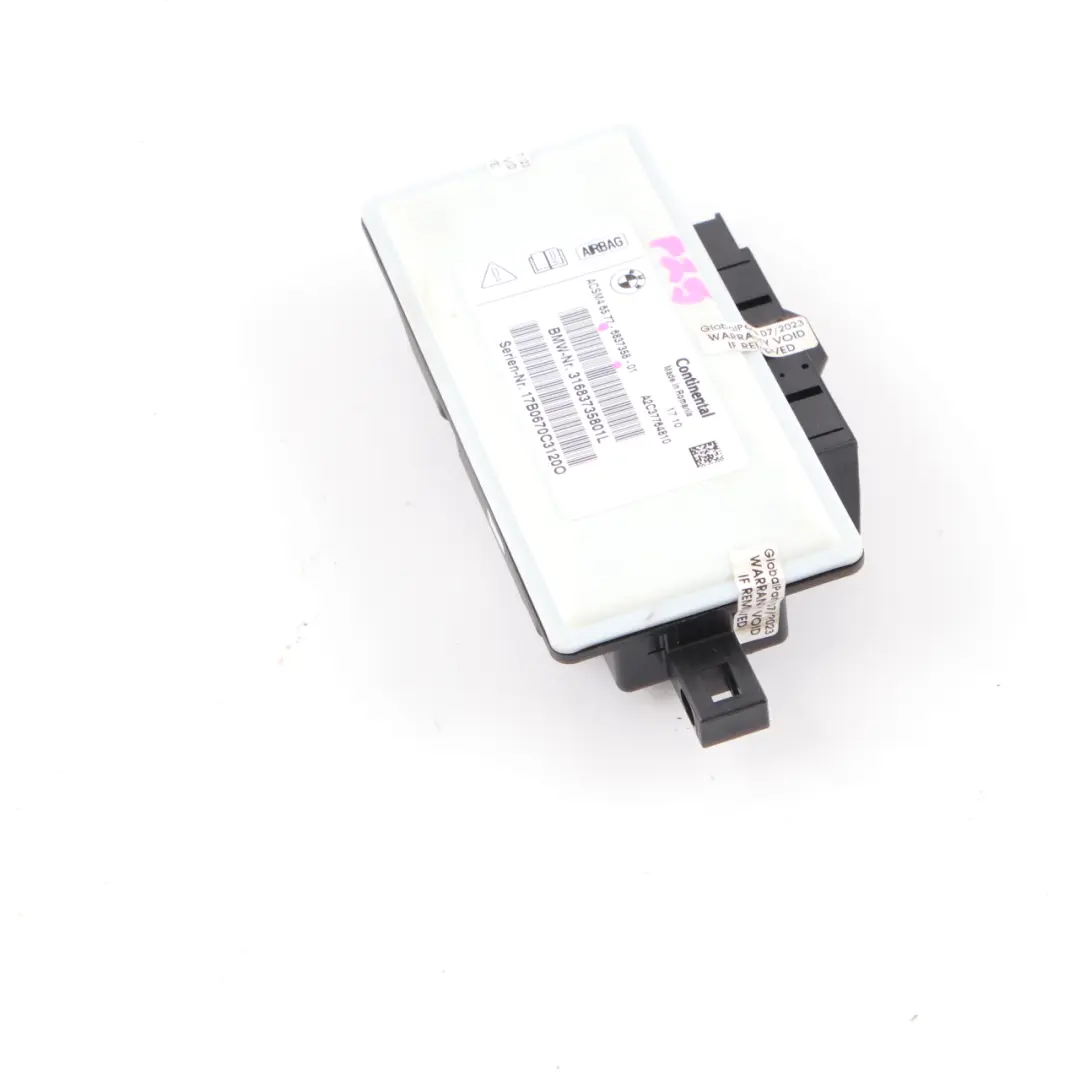 Module Airbag BMW F10 F12 F13 X3 F25 ECU Unité de contrôle Air Bag pour à propos du numéro de pièce 9247383 Module Airbag BMW F10 F12 F13 X3 F25 ECU Unité de contrôle Air Bag - SKU 6837358 - Numéro de pièce 9247383