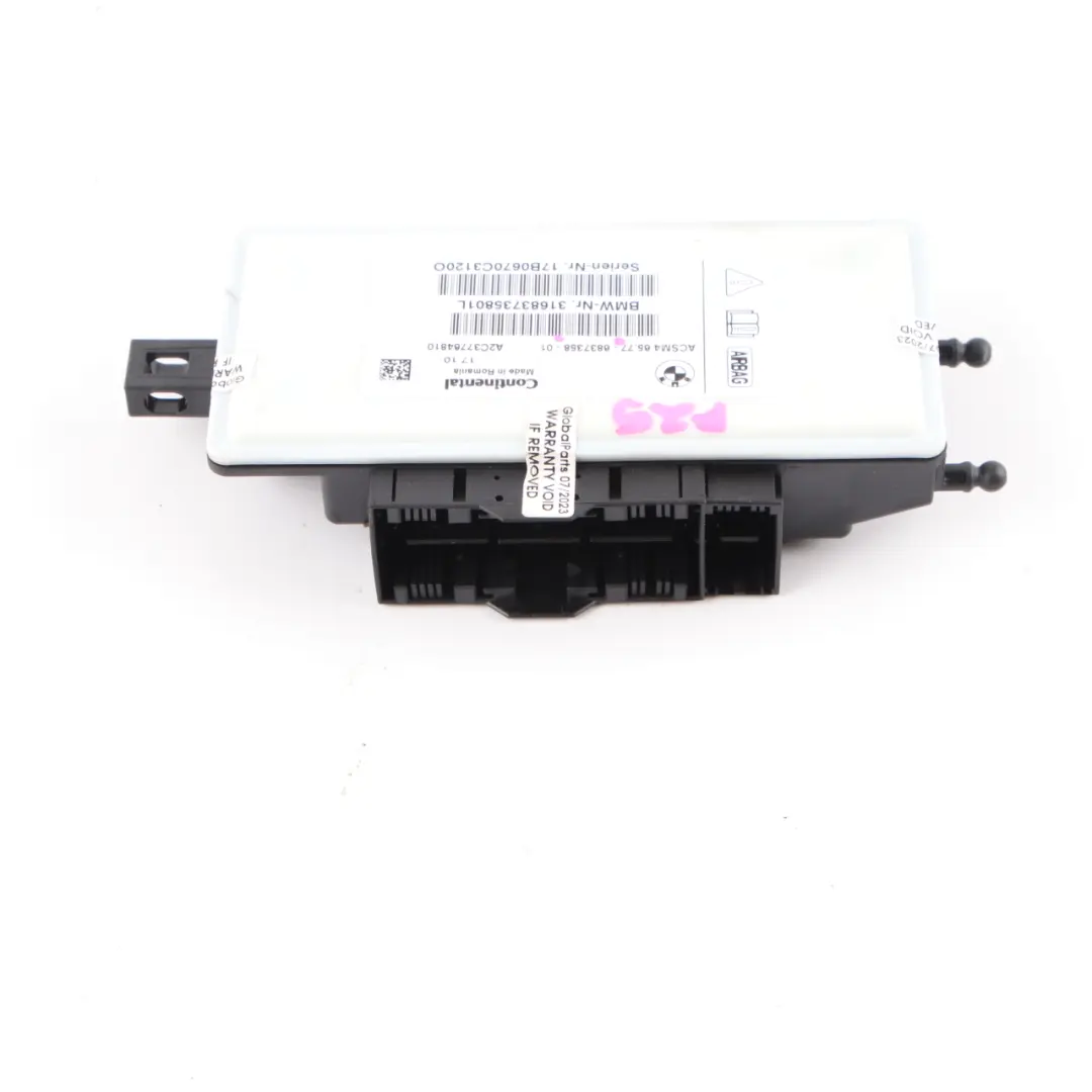  Airbag Modul BMW F10 F12 F13 X3 F25 ECU Steuergerät Airbag - SKU 6837358 - Teilenummer 9247383