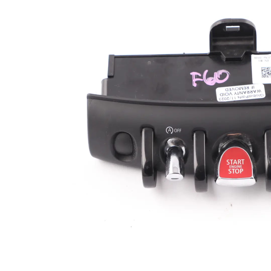 Console Centrale Panneau Commutateur Démarrage Arrêt Moteur pour Mini F60 à propos du numéro de pièce 6838210 Mini F60 Console Centrale Panneau Commutateur Démarrage Arrêt Moteur - SKU 6838210 - Numéro de pièce 6838210