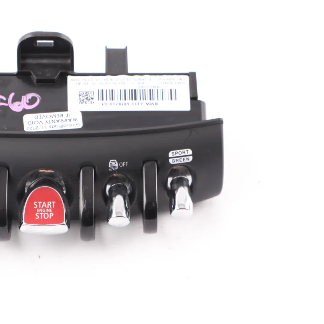 Mini Countryman F60 Centre Console Switch Panel Engine Start Start/Stop - SKU 6838210 - Part number 6838210