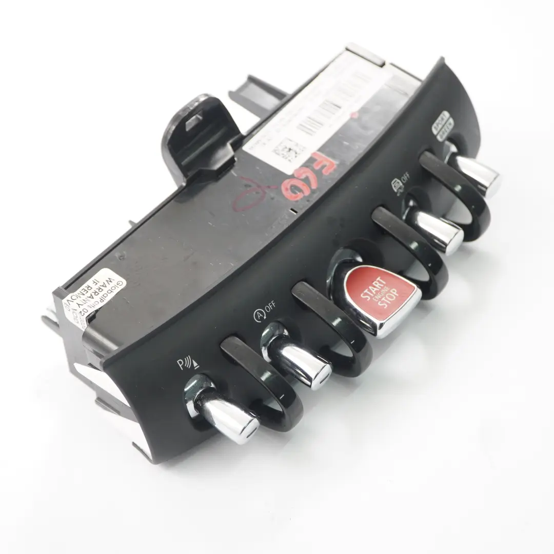 Consola Central Start Stop Botón Interruptor Panel para Mini Countryman F60 con número de pieza 6838211 Mini Countryman F60 Consola Central Start Stop Botón Interruptor Panel - SKU 6838211 - Número de pieza 6838211