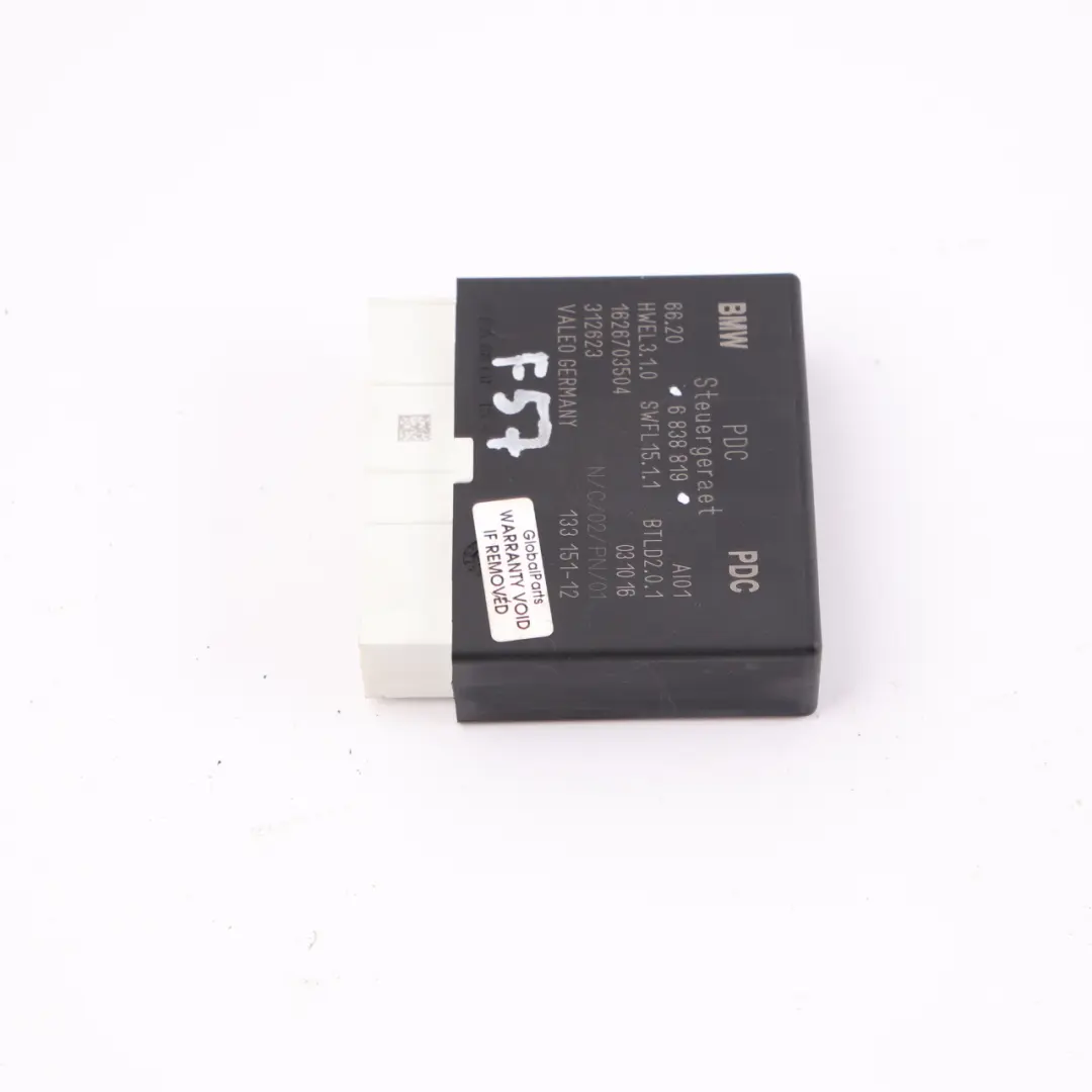 Parking Control Module Unit PDC to Mini F54 F56 F57 with Part number 6838819 Mini F54 F56 F57 Parking Control Module Unit PDC - SKU 6838819 - Part number 6838819