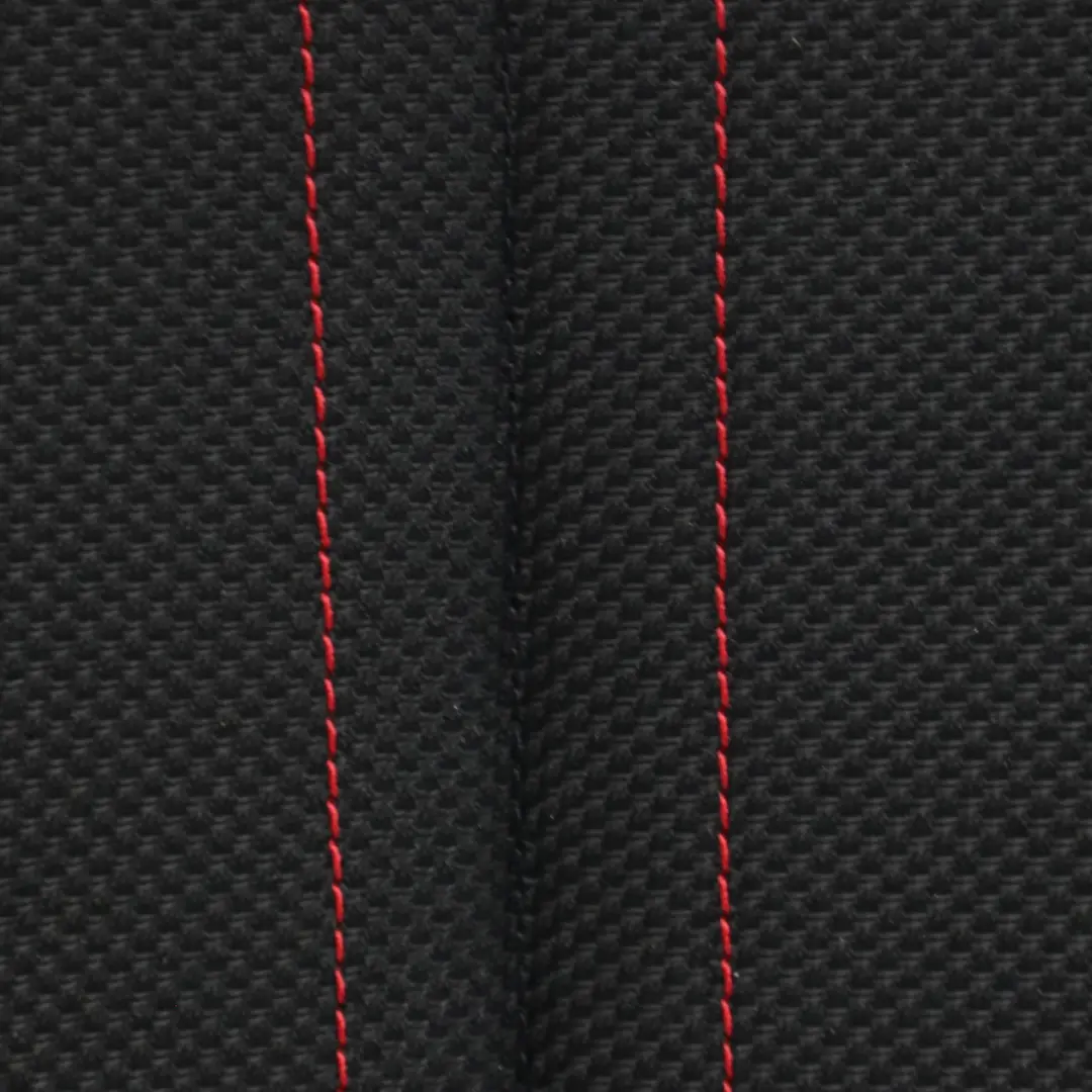 Couverture du dossier gauche arrière Tissu Anthracite Rouge pour BMW F22 LCI à propos du numéro de pièce 6840141 BMW F22 LCI Couverture du dossier gauche arrière Tissu Anthracite Rouge - SKU 6840141 - Numéro de pièce 6840141