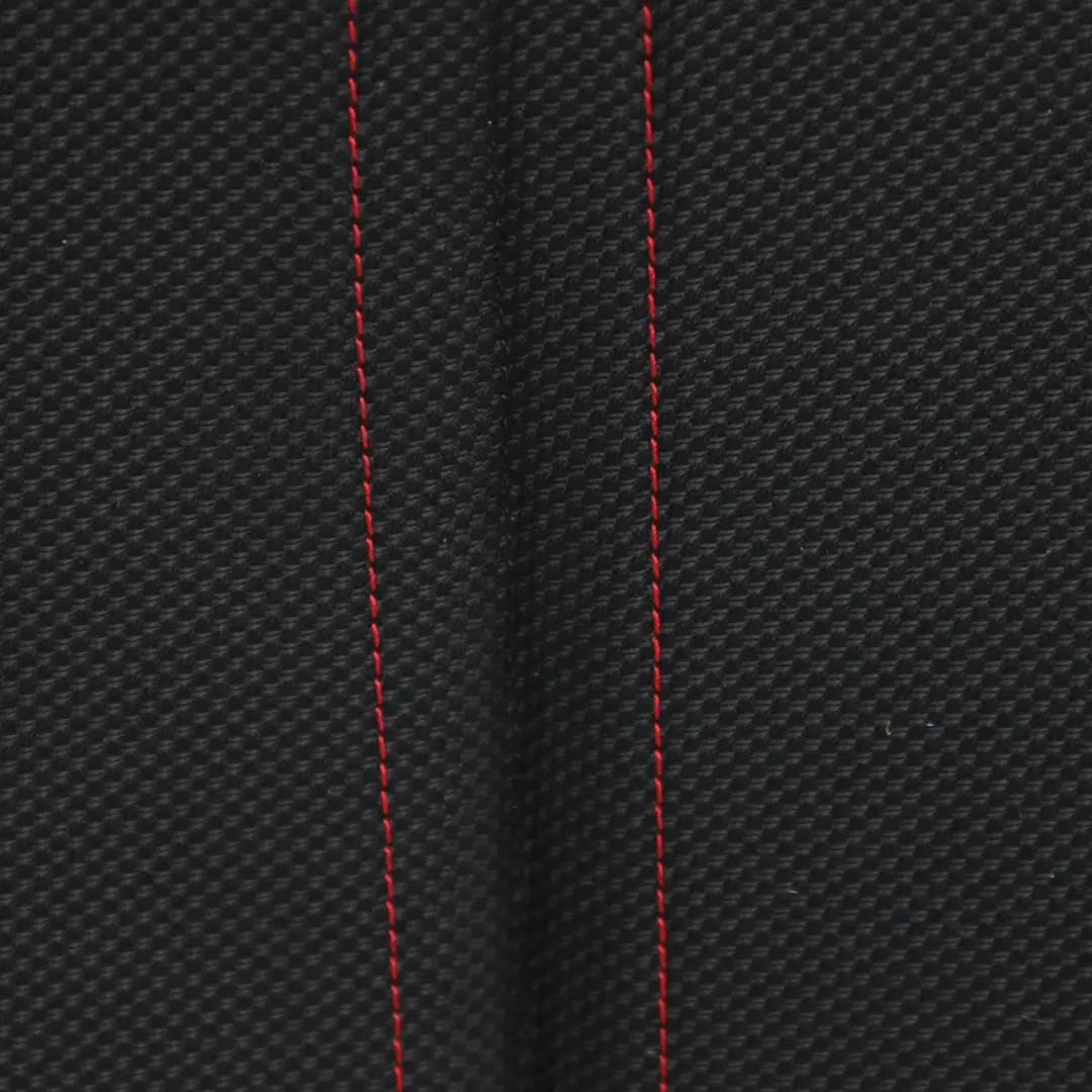 BMW F22 LCI Rear Seat Backrest Cover Right O/S Cloth Fabric Anthracite Red - SKU 6840148 - Part number 6840148